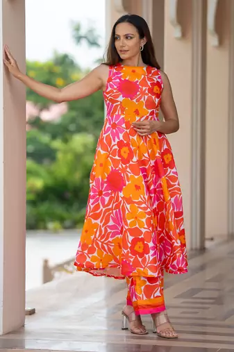 Marigold kurta set