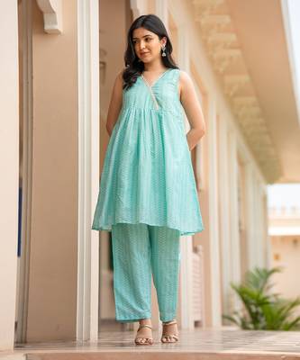 Sea soothing kurta set 2