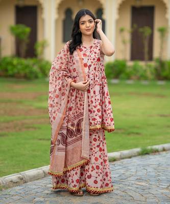 Kalamkari sharara suit set 1