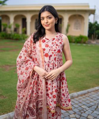 Kalamkari sharara suit set 4