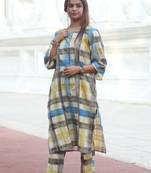 Handblock shobber print kurta with pant house of the handblock