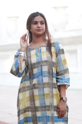 Handblock shobber print kurta with pant house of the handblock