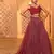 Light Red Color Fancy Work Lycra Lehenga Choli
