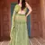 Light Green Printed Sequins Work Chiffon Lehenga Choli
