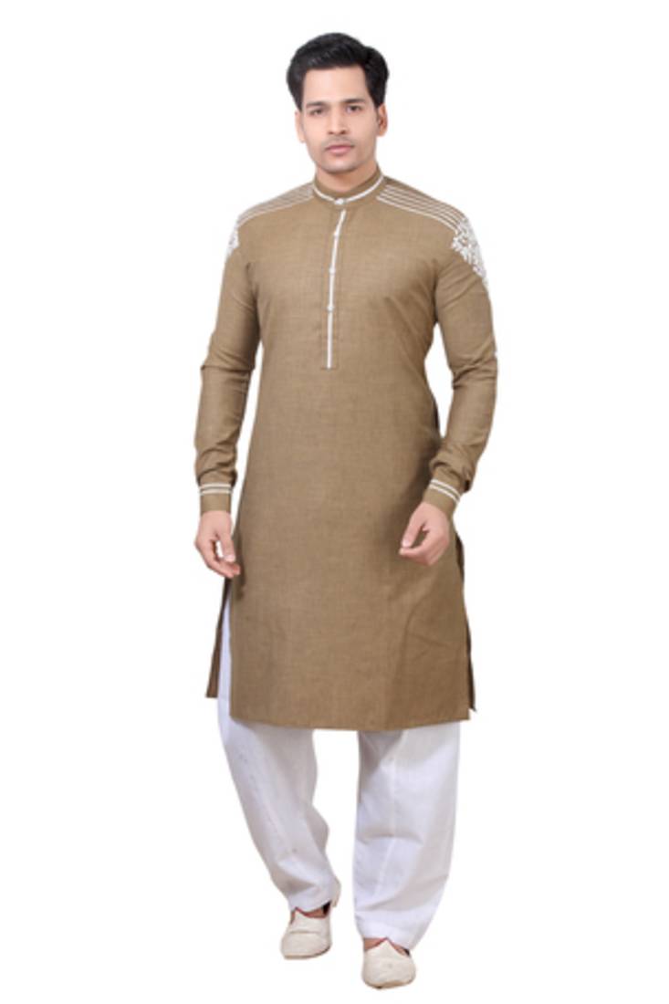 Brown Pathani Suits