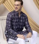 Multicolor long printed kurta