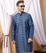 Multicolor long printed kurta