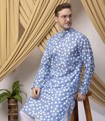 Multicolor long printed kurta