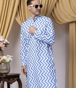 Multicolor long printed kurta