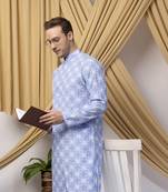 Multicolor long printed kurta