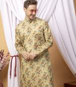 Multicolor long printed kurta
