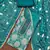 Teal Viscose Organza Position Unstitched Dress Material