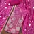 Magenta Viscose Organza Position Unstitched Dress Material
