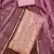 Onion Pink Viscose Organza Unstitched Dress Material