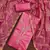 Pink Modal Hand Work Unstitched Dress Material
