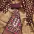 Coffee Viscose Organza Position Unstitched Dress Material