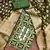 Green Viscose Organza Position Unstitched Dress Material