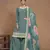 Sea Green embroidered Silk Sharara Suit