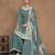 Sea Green Silk Sharara Suit