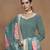 Sea Green Silk Sharara Suit