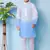 embroidery work blue cotton kurta and pajama set for boys