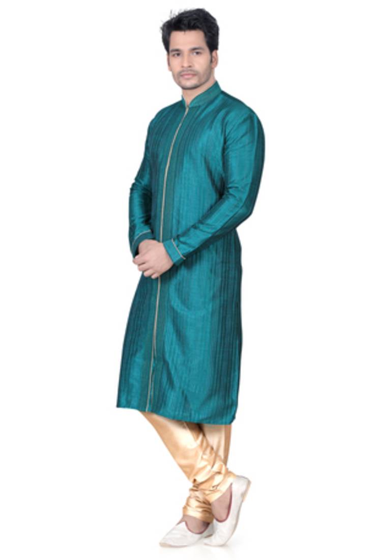 Green Kurta Pyjama Sets