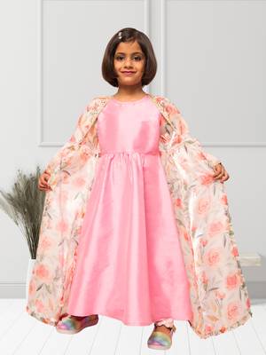 Organza Shrug With Inner Dress- 2 Pcs Set 2