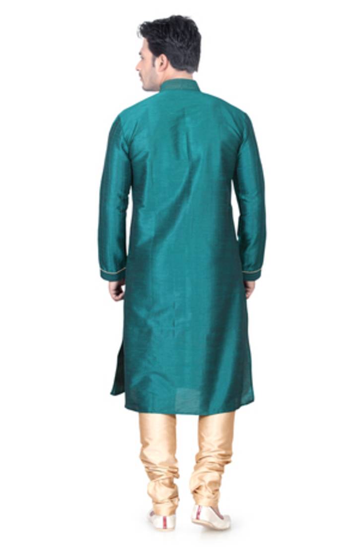 Green Kurta Pyjama Sets