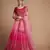 Pink Sequins Embroidered Heavy Chinon Designer Lehenga Choli