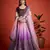 Purple Sequins Embroidered Heavy Chinon Designer Lehenga Choli For Party