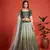 Green Sequins Embroidered Heavy Chinon Designer Lehenga Choli For Bride