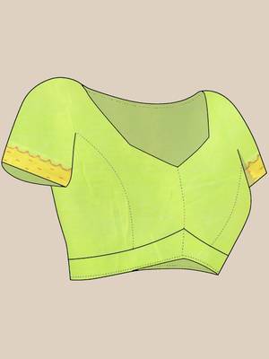 Light green muslin soft saree with jamdani designs 5