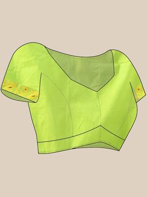 Light green muslin soft saree with jamdani designs 5