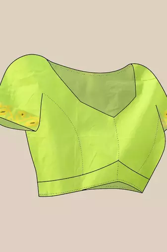 Light green muslin soft saree with jamdani designs