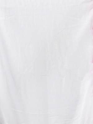 White mul cotton soft saree with gota patti borders 4