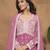 Pink Faux Georgette Sharara Suit 