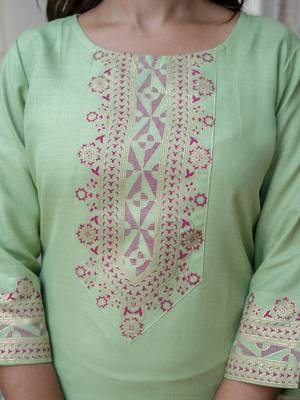 Vredevogel kurta set with dupatta | foil print kurta set for women 3