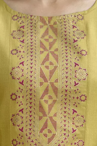 Vredevogel kurta set with dupatta | foil print kurta set for women