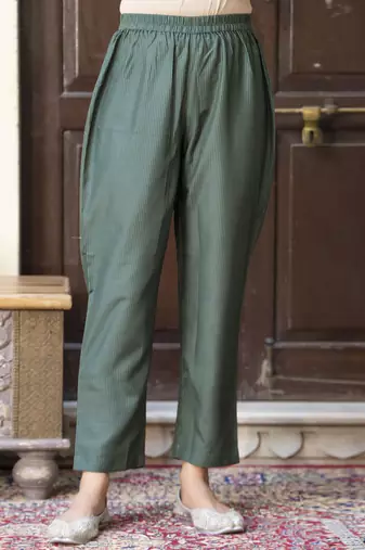 Vredevogel women cotton blend kurta pant dupatta set