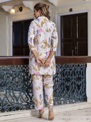 Vredevogel women cotton blend kurta pant set 2