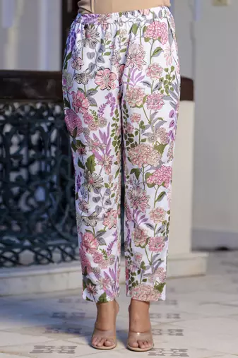 Vredevogel women cotton blend kurta pant set