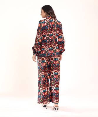 Multi muslin floral co-ord set 6