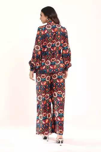 Multi muslin floral co-ord set