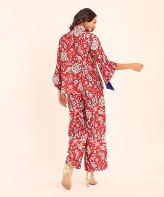 Multi muslin floral co-ord set 5