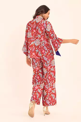 Multi muslin floral co-ord set