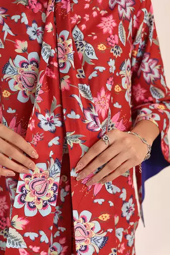 Multi muslin floral co-ord set