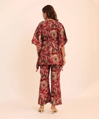 Multi muslin floral co-ord set 6