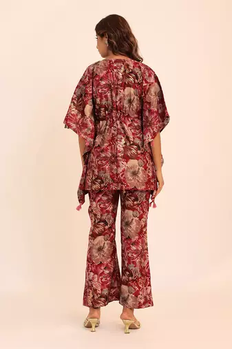 Multi muslin floral co-ord set