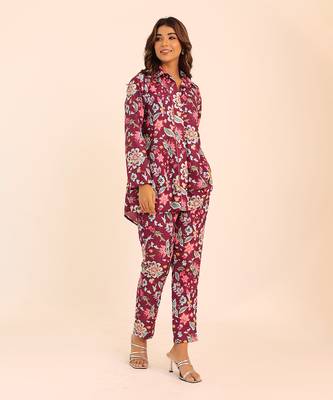 Multi muslin floral co-ord set 3