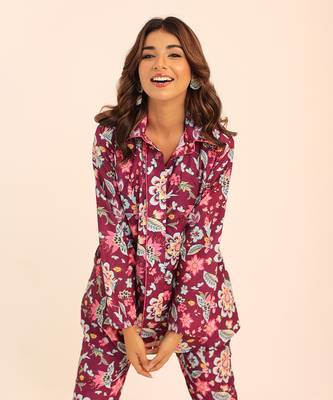 Multi muslin floral co-ord set 5